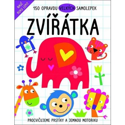 Zvířátka - 150 opravdu velkých samolepek – Zboží Mobilmania