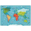 Dřevěná hračka Lamps dřevěná mapa světa s tabulí