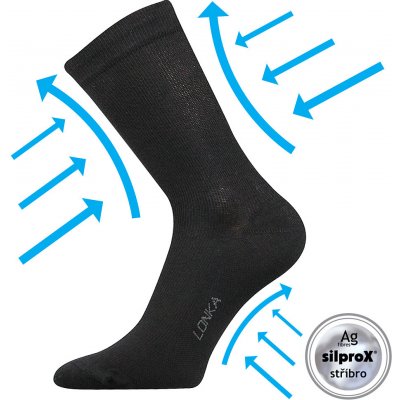 Lonka Zdravotní ponožky KOOPER černá – Zboží Mobilmania