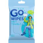 GoWipes Osvěžující vlhčené ručníky pro aktivní životní styl (Sport) 15 ks – Zboží Dáma