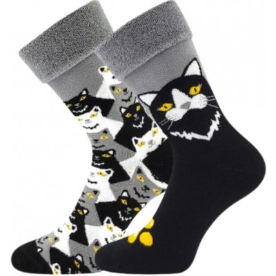 Fuski Boma Líza dámské celofroté ponožky šedé – Zboží Dáma