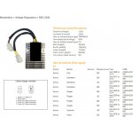DZE regulátor napětí KYMCO XCTING 250/500 06-11; DINK 200 06-13; PEOPLE 125/200/250 07-14 (ESR921) – Hledejceny.cz