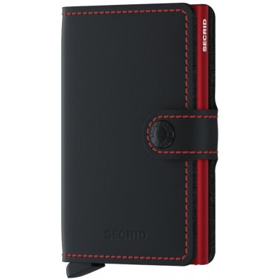 Secrid Miniwallet Matte Black & Red