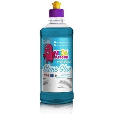 MEGASLIZOUN - PVA slizové lepidlo MODRÉ TŘPYTKY 500ml - MEGABUBLIN – Zbozi.Blesk.cz