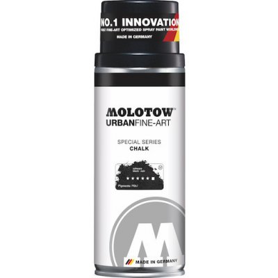 Sprej graffiti MOLOTOW™ UFA Chalk 400 ml / Black – Zbozi.Blesk.cz