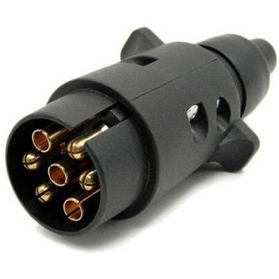 Zástrčka přívěsová - vidlice 7 pin 12V plastová - dělená – Hledejceny.cz