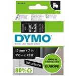 Dymo bílý tisk/černý podklad, 7m, 12mm, S0720610 – Sleviste.cz