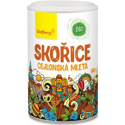 Wolfberry Skořice Cejlonská mletá BIO 150 g