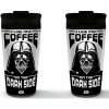 Hrnek a šálek CurePink Nerezový cestovní hrnek Star Wars Hvězdné války I Like My Coffee On The Dark Side 450 ml