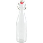 Kinekus Láhev skleněná s patentním uzávěrem kulatá 1000ml – Hledejceny.cz