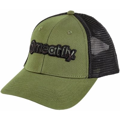 Meatfly Caleb Trucker Logojam Olive Černá