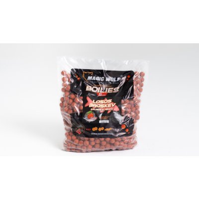 Magic Wolf boilies 5 kg 20 mm Losos / Broskev – Zboží Dáma