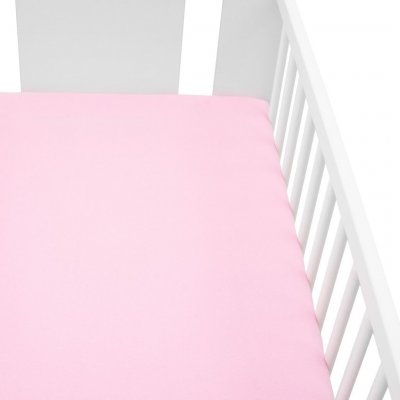 New Baby Jersey prostěradlo růžové 60x120 – Sleviste.cz
