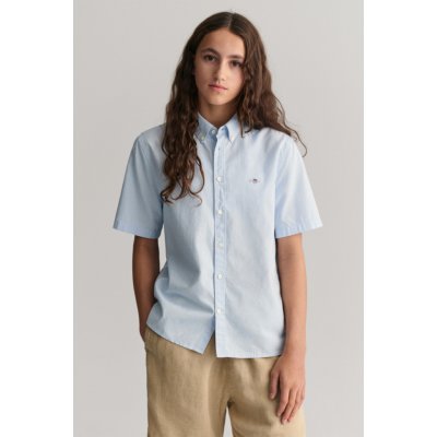 Gant Reg Ss Oxford B.D Shirt Capri Blue – Zboží Dáma