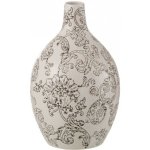 Bílo-černá porcelánová váza s květy Zen Ball – 20*20*33 cm - J-Line by Jolipa – Hledejceny.cz