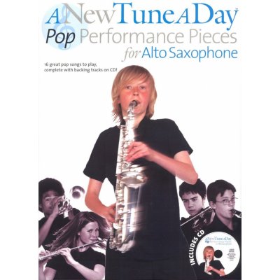 A New Tune A Day: Pop Performance Pieces Alto Saxophone noty altsaxofon + audio – Zboží Mobilmania