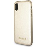 Pouzdro Guess Iridescent iPhone X zlaté – Zboží Mobilmania