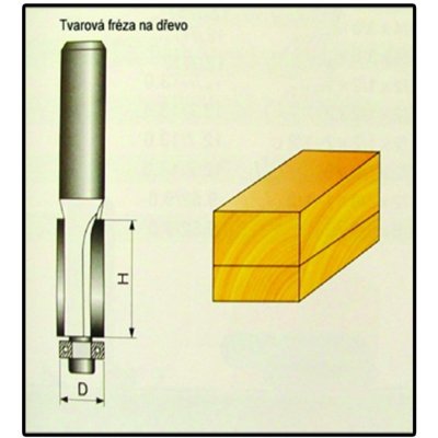 Fréza tvarová do dřeva F10 - 12x25mm – Zbozi.Blesk.cz