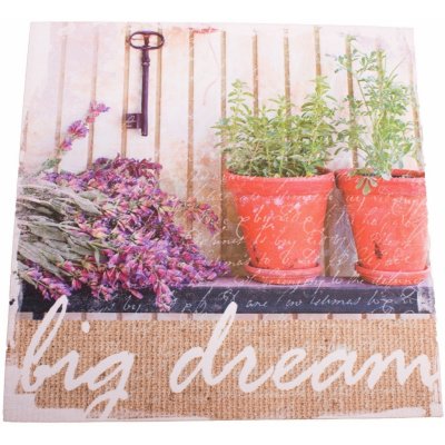 Obraz na plátně s levandulí Big Dream, 28 x 28 cm – Zboží Mobilmania