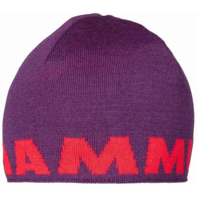 Mammut Čepice Logo Beanie Grape Sunset camo – Zboží Mobilmania