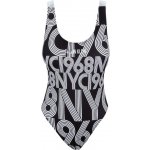 Calvin Klein Scoop One Piece-RP Print KW0KW00826-0GS Černá – Hledejceny.cz