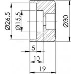 Adaptér na zpětné zrcátko PUIG ADAPTER REAR MIRROR HI-TECH IV/MP/TRACKER SPORTST 9699N černý na konec řídítek | Zboží Auto