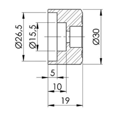 Adaptér na zpětné zrcátko PUIG ADAPTER REAR MIRROR HI-TECH IV/MP/TRACKER SPORTST 9699N černý na konec řídítek | Zboží Auto