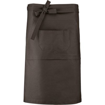 Kariban Barová zástěra do pasu středně dlouhá číšnická Dark grey – Hledejceny.cz