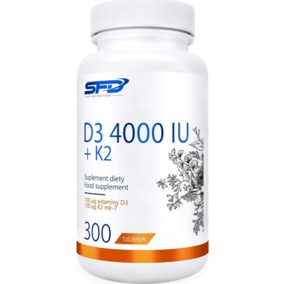 SFD NUTRITION D3 4000 IU + K2 300 tablet – Hledejceny.cz