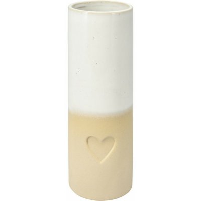 Porcelánová váza Srdce, 21 x 8 cm – Zboží Dáma