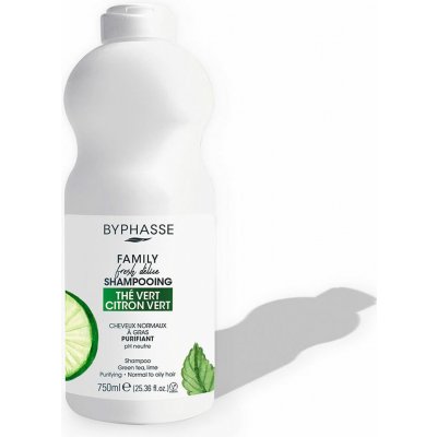 Byphasse Family Fresh Delice Limeta Zelený čaj šampon 750 ml