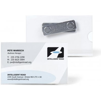 Tarifold jmenovka magnetická, 40 x 79 mm, transparentní – Zboží Živě