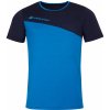 Pánské sportovní tričko Alpine Pro Eriz pánské triko z merino vlny modrá