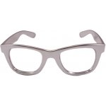 Folat Brýle metalické stříbrné – Zboží Mobilmania