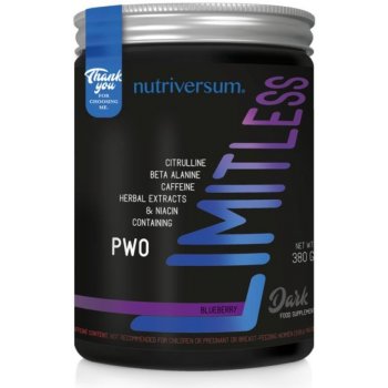 Nutriversum LIMITLESS Pre-Workout, 380 g