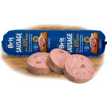 Brit Premium Sausage Sport – Beef & Fish 0,8 kg