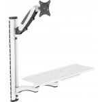 Digitus držák na zeď pro monitor DA-90451 1 Displej: (s) 5,1 cm (2) - 304,8 cm (120) černá, bílá odnímatelný, otočný, nastavitelná výška, naklápěcí, otočný – Zboží Mobilmania