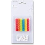 Amscan Dortové svíčky s držáky mix – Zboží Dáma