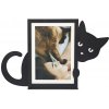 Klasický fotorámeček BALVI Fotorámeček Hidden Cat 27704, 10x15cm, černý
