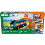 BRIO Brio WORLD 33971 SMART TECH SOUND Nahrávací lokomotiva – Zboží Mobilmania