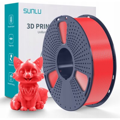 Sunlu PET-G 1.75mm 1kg Cherry Red / Červená, třešňová – Zboží Živě