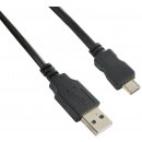 4Word 07598 USB 2.0 A(M) - microUSB B(M), 0,8m, černý