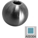 Hahn Steel Nerezová koule dutá O40 mm se závitem M8, AISI 304 - brus – Hledejceny.cz