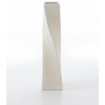 EUROFIRANY DEKORAČNÍ VÁZA RISO 8X8X32 CM KRÉMOVÁ – Zboží Dáma