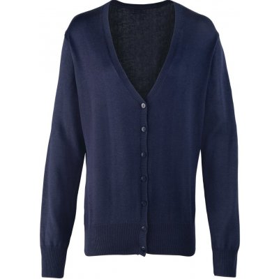 Premier Workwear Dámský svetr na zapínání - Námořní modrá – Zboží Mobilmania
