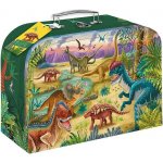 Teddies Kufřík/Kufr školní papírový dino Jurassic adventure 35x23x10cm – Zboží Dáma