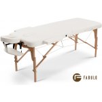 Fabulo USA Dřevěný masážní stůl Fabulo UNO Set 186x71 cm bílá 186 x 71 cm 13,2 kg – Zboží Mobilmania