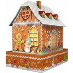 Ravensburger 3D puzzle svítící Perníková chaloupka (Noční edice) 216 ks – Zboží Dáma
