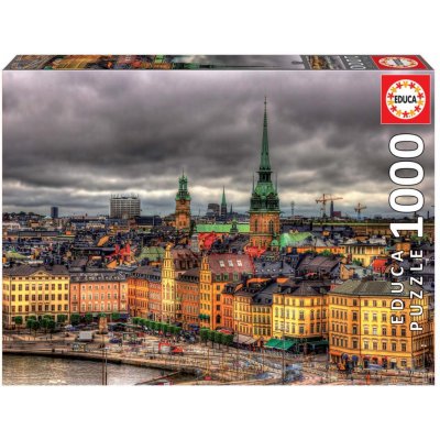 Educa Pohled na Stockholm Švédsko 1000 dílků – Zboží Mobilmania