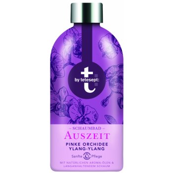 Tetesept Auszeit Odpočinek růžová orchidej a ylang-ylang pěna do koupele 420 ml